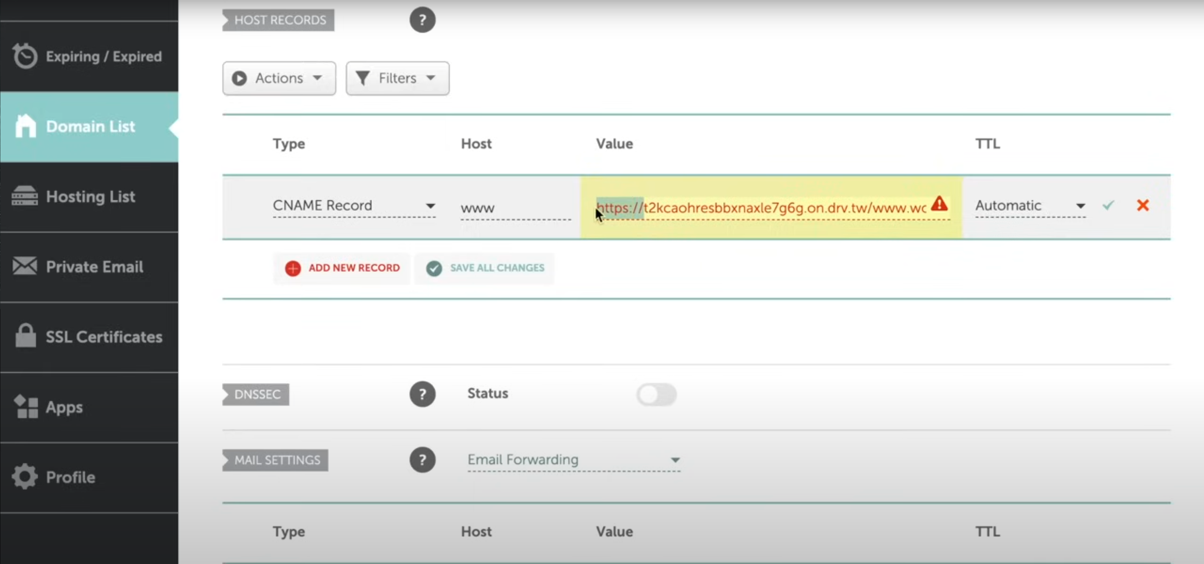 Namecheap Domain